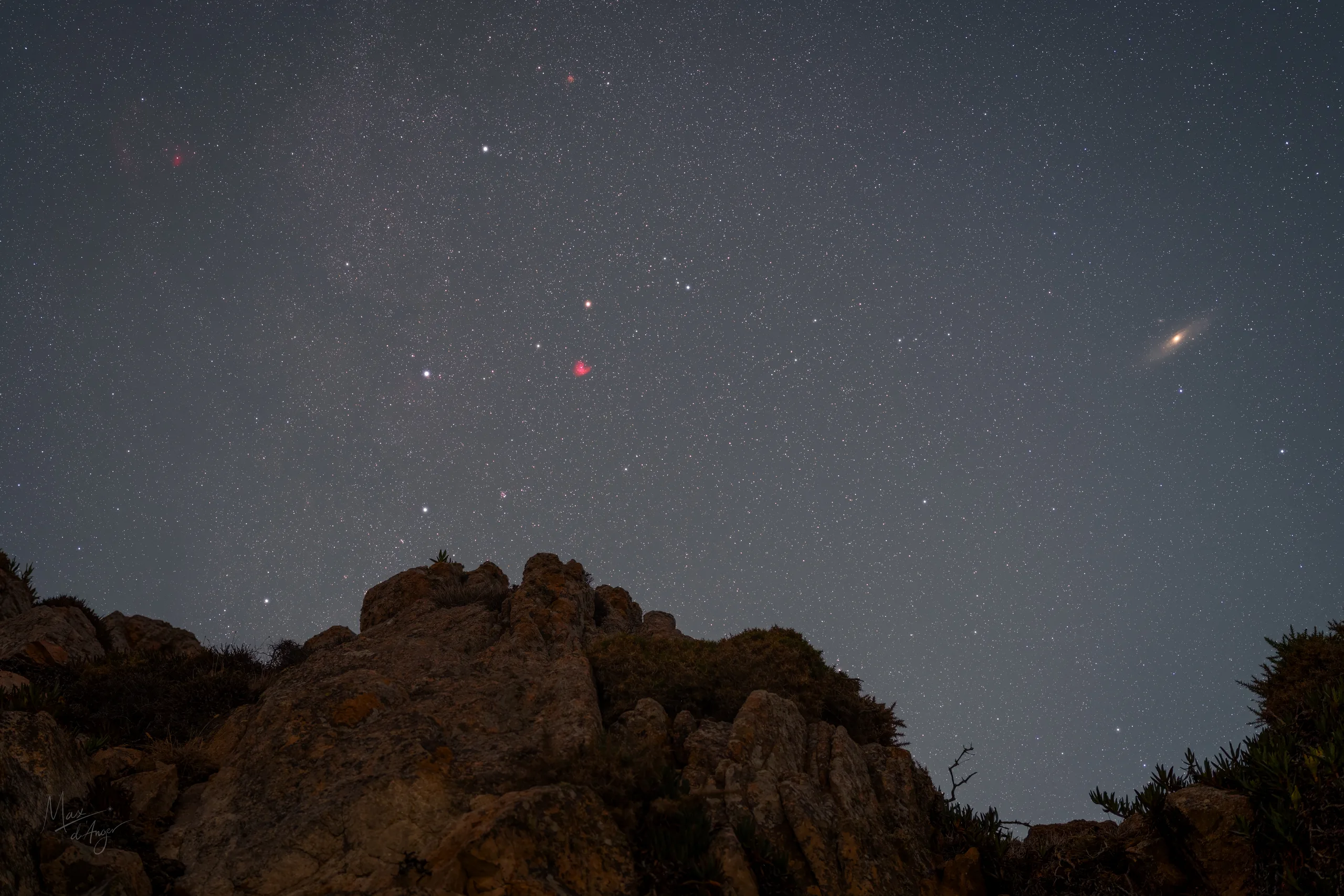 Cassiopeia and Andromeda